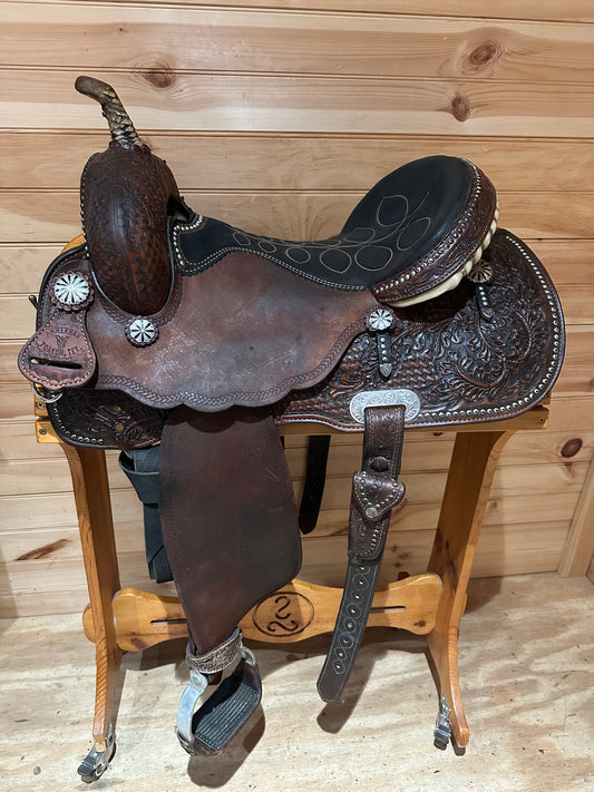 14.5” Ammerman Angel Kisses Barrel Racing Saddle