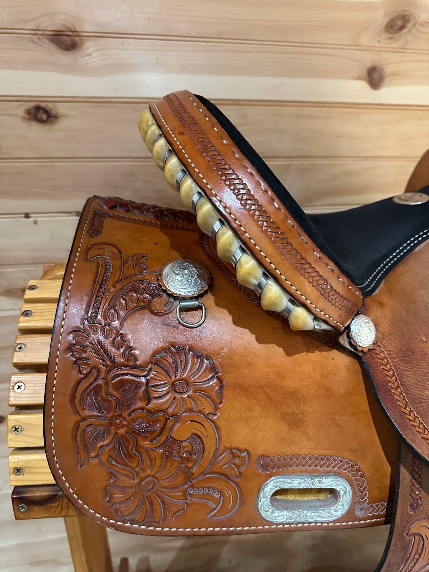 13” Rocking R Saddlery Youth Barrel Racing Saddle