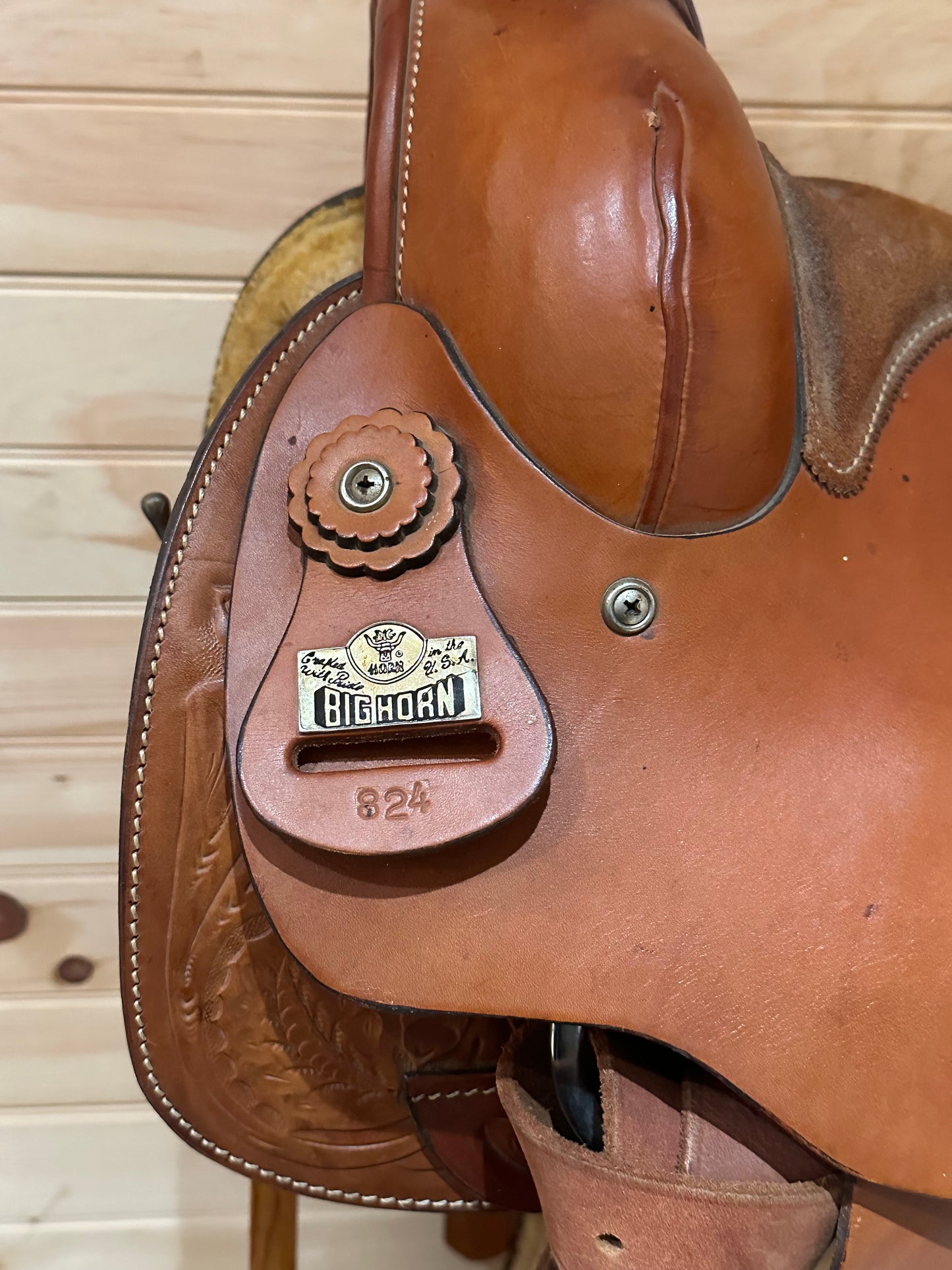 16” Big Horn Roper Western Saddle Model 824