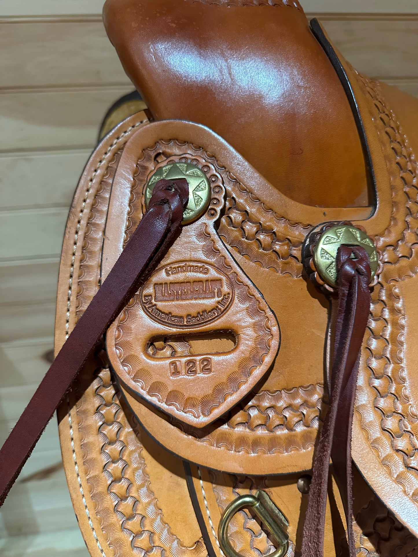 16” American Saddlery Mastercraft Wade Roper Western Saddle Model 122