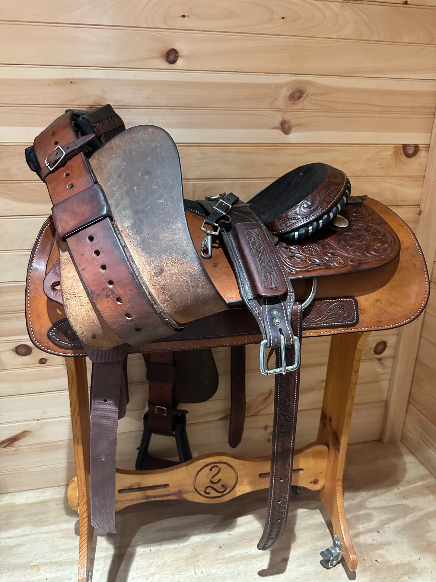 16” Billy Cook Team Roper Western Saddle Model 73638