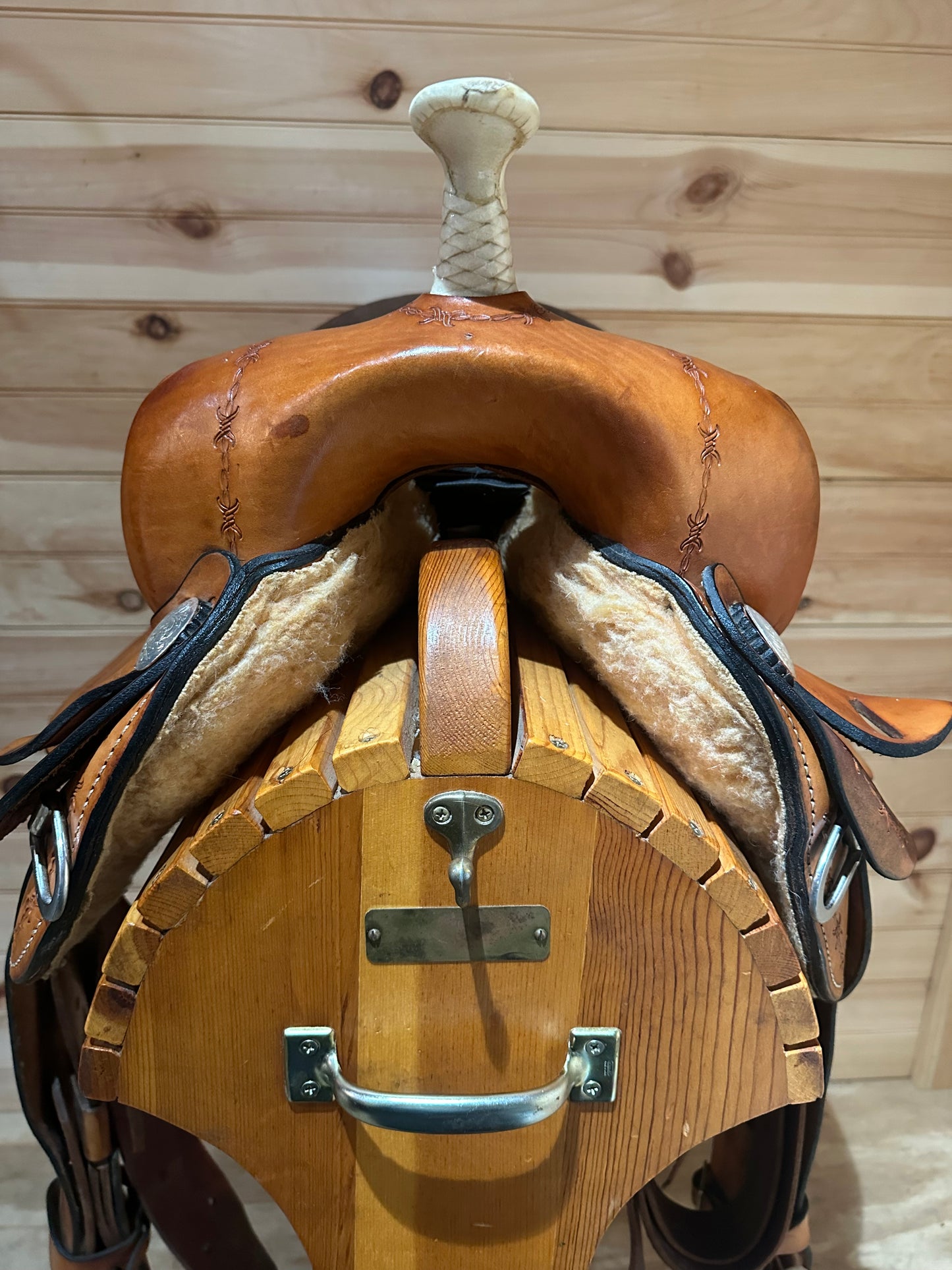 16” Rocking R Saddlery Barrel Racing Saddle
