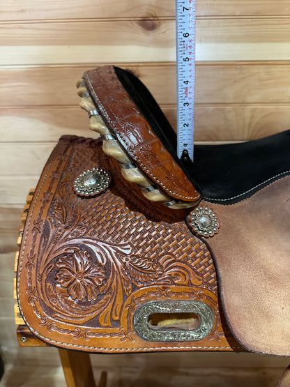 15” Hud Roberts HR Barrel Racing Western Saddle
