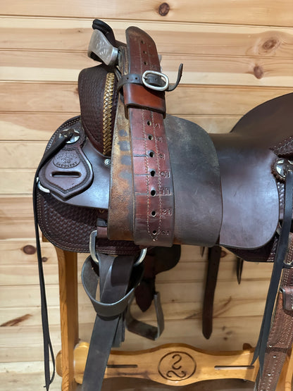 16” Morgan Saddlery 2S Ranch Cutter Western Saddle