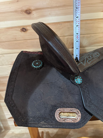 14” Circle Y High Horse Lindale Western Barrel Saddle Model 6228  (2019 Year)