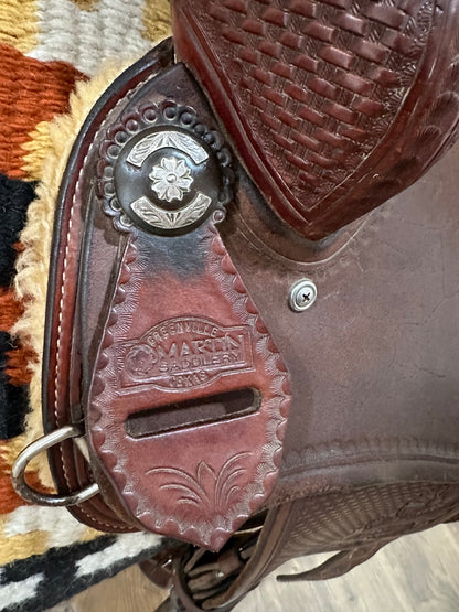 14” Martin Saddlery Barrel Racing Saddle