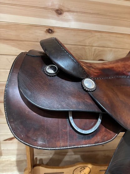16” Pard’s Advantage Western Training Work Saddle