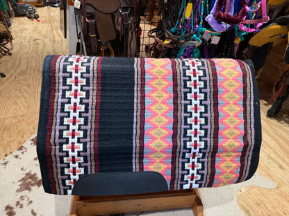 Assorted Wild Horizon 38" x 34" 100% New Zealand Woven Heavy Wool Top Pad with Memory Felt Bottom