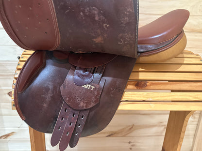 17.5” Union Hill Masters Varsity Close Contact English Saddle