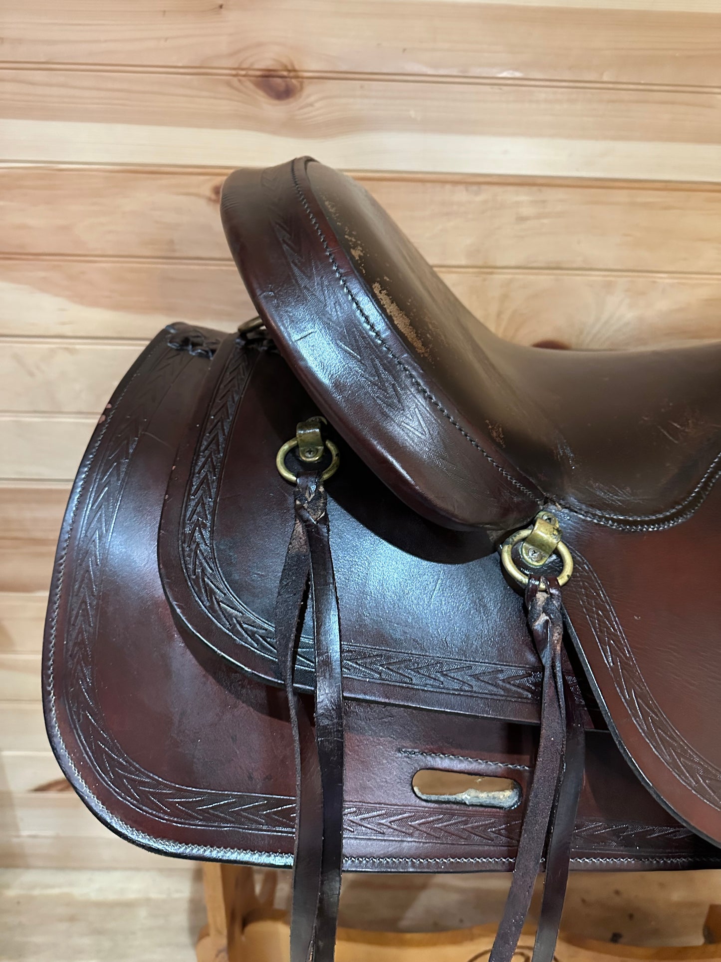 17” Big Horn Double Comfort Equi-fit Flex Western Trail Saddle Model 1658