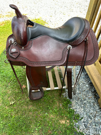 18” Circle Y Flex2 Shallowater All-Around Trail Western Saddle Model 2606