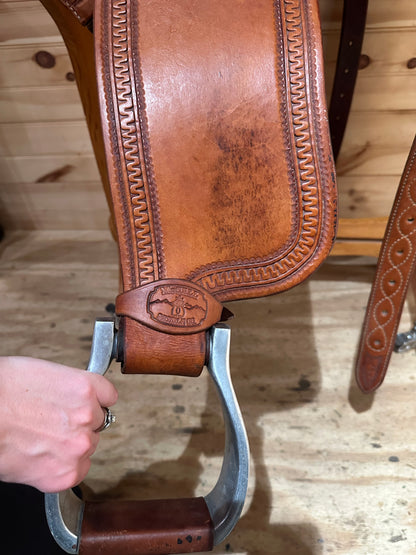 15.5” McCall Cow Horse  Western Saddle Model 690 1203