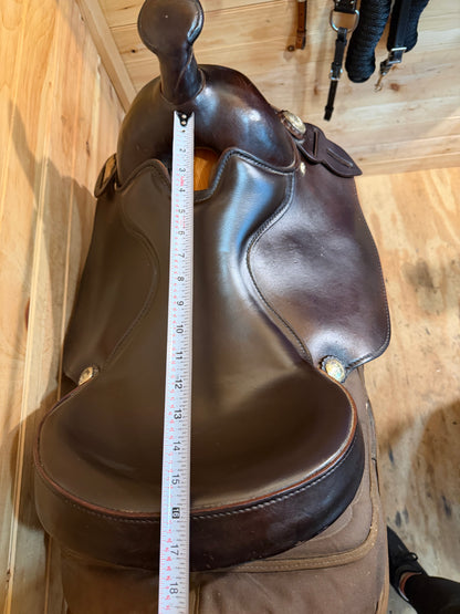 15.5” Big Horn Haflinger Western Trail Saddle Model 295