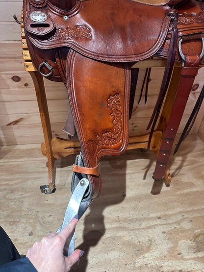 16” Tex Tan Tex-Flex Western Trail Saddle