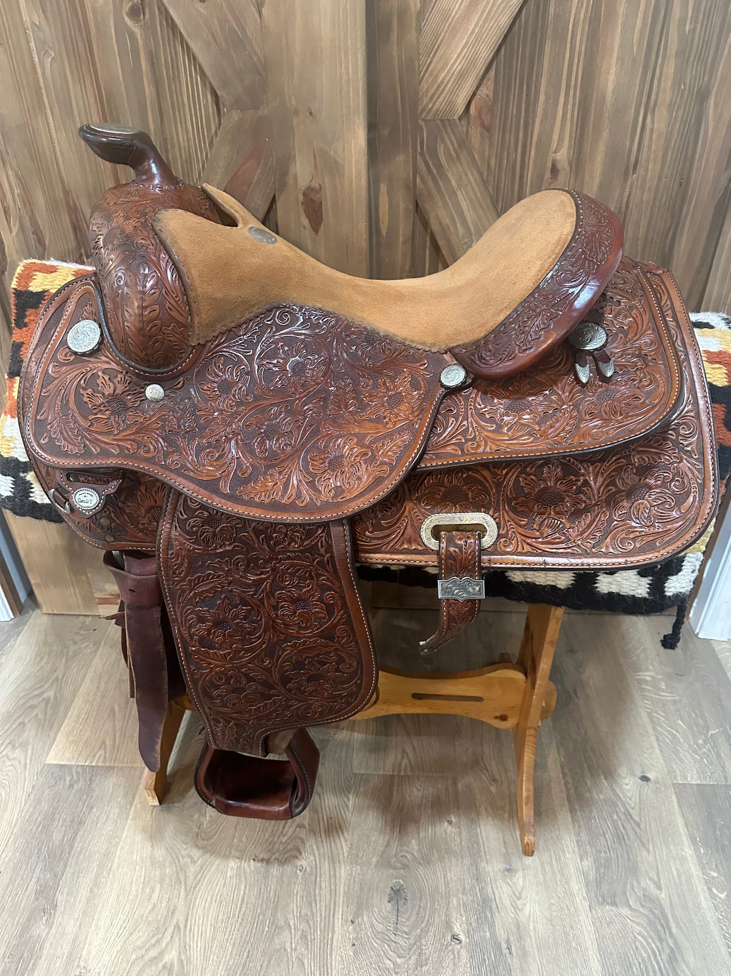 16” Circle Y Richard Shrake’s Resistance Free Equitation Show Saddle