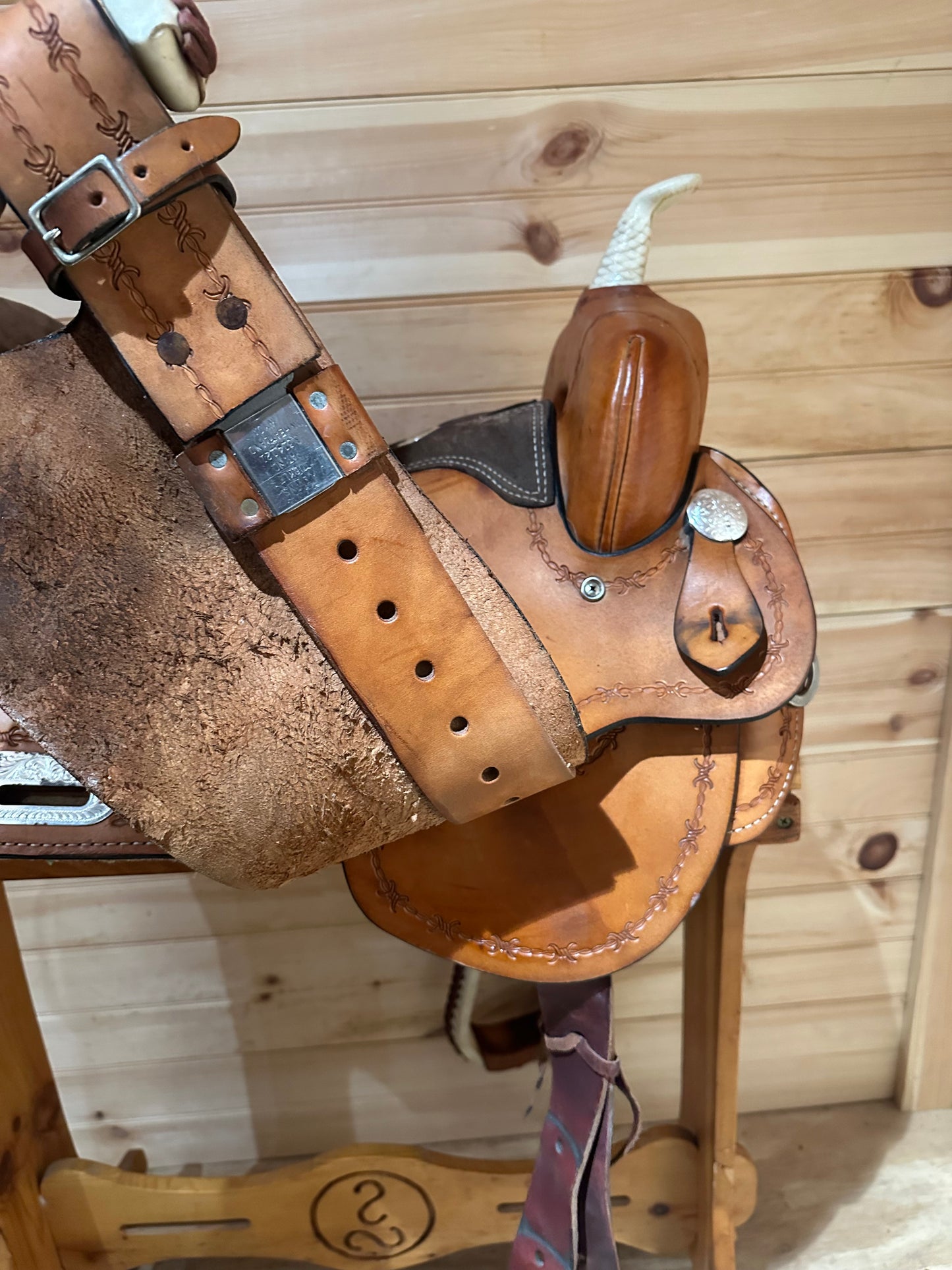 16” Rocking R Saddlery Barrel Racing Saddle