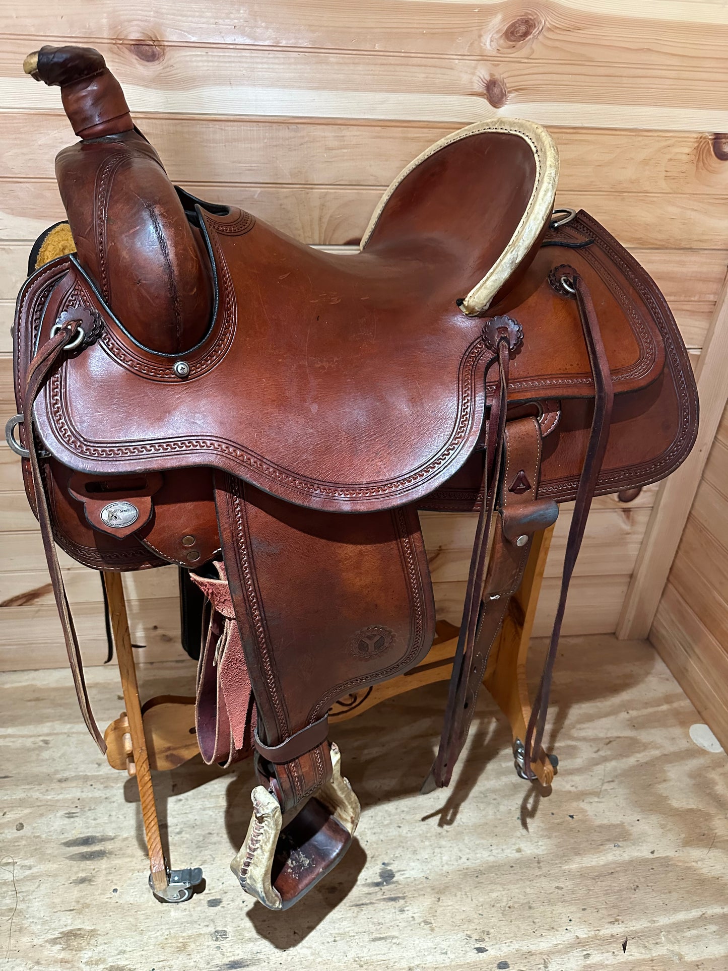 16” Circle Y All-Around Ranch Roper Western Saddle Model 1124