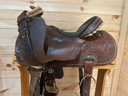 15” Tex Tan Barrel Racing Saddle