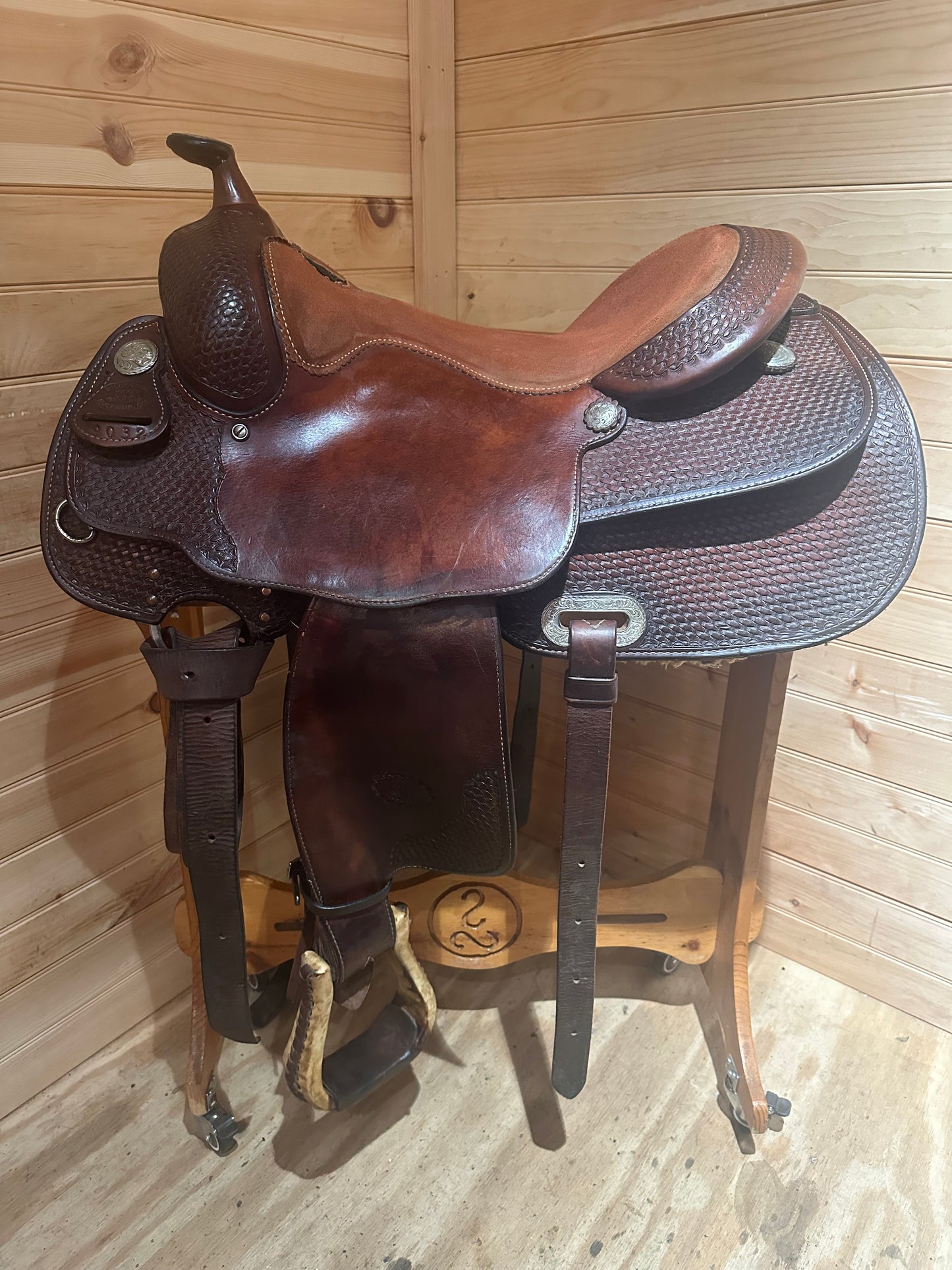 16” Billy Cook Maker Reiner Western Saddle Model 932