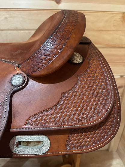 16” Billy Cook Maker Reiner Western Saddle Model 8907