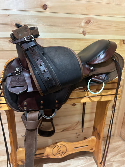 17” Circle Y High Horse El Campo Gaited Western Trail Saddle Model 6970