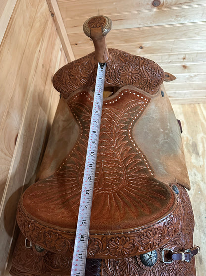 15” Equitech Team Roper Western Saddle