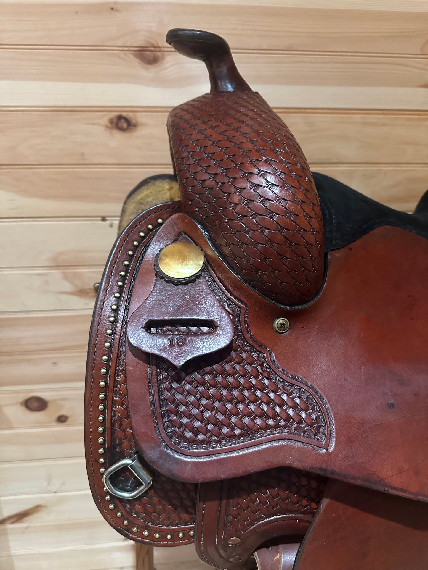16” Tex Tan Hereford Reining Western Saddle Model 08-1283S6