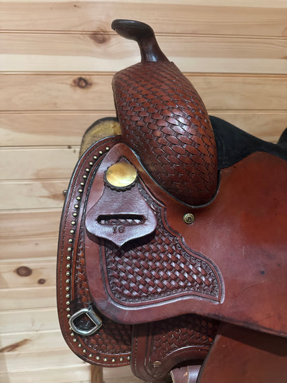 16” Tex Tan Hereford Reining Western Saddle Model 08-1283S6