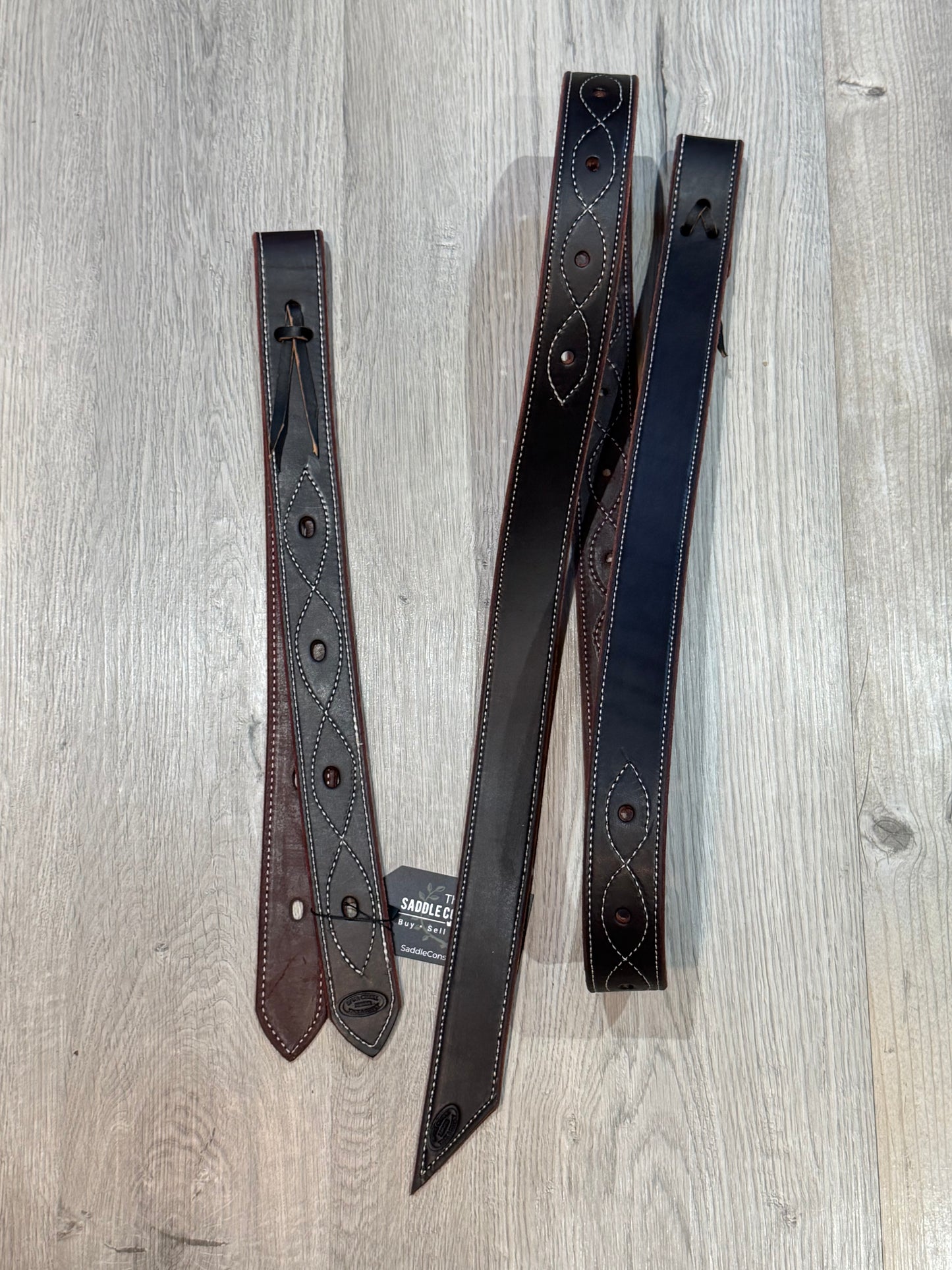 Leather Off-Billet – Premium Amish Leather by Spur Creek Tack