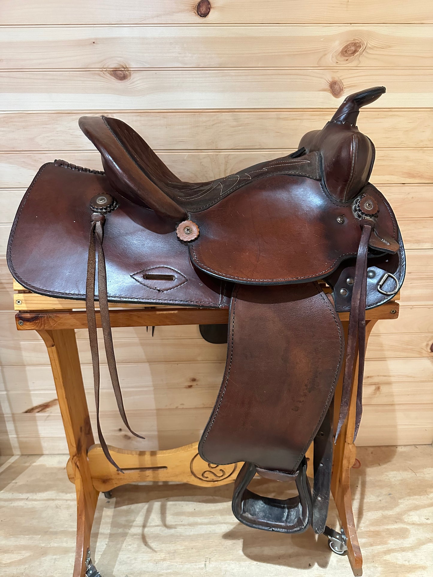 15” Simco Barrel Racing Western Saddle Model 3520