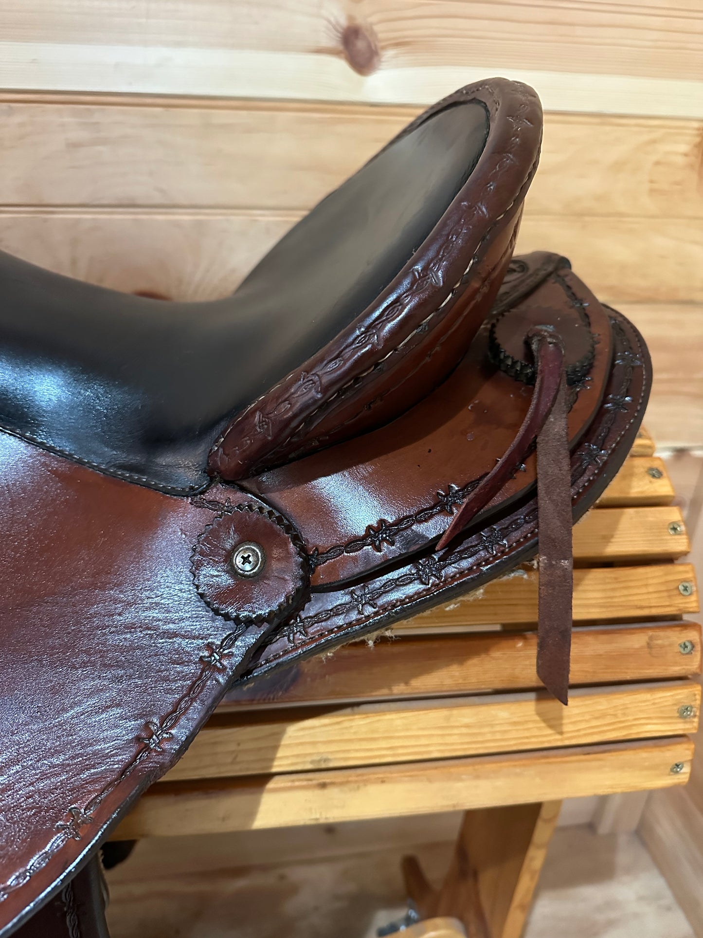 16” Allegany Mountain Trail Saddlery Gaited Western Saddle