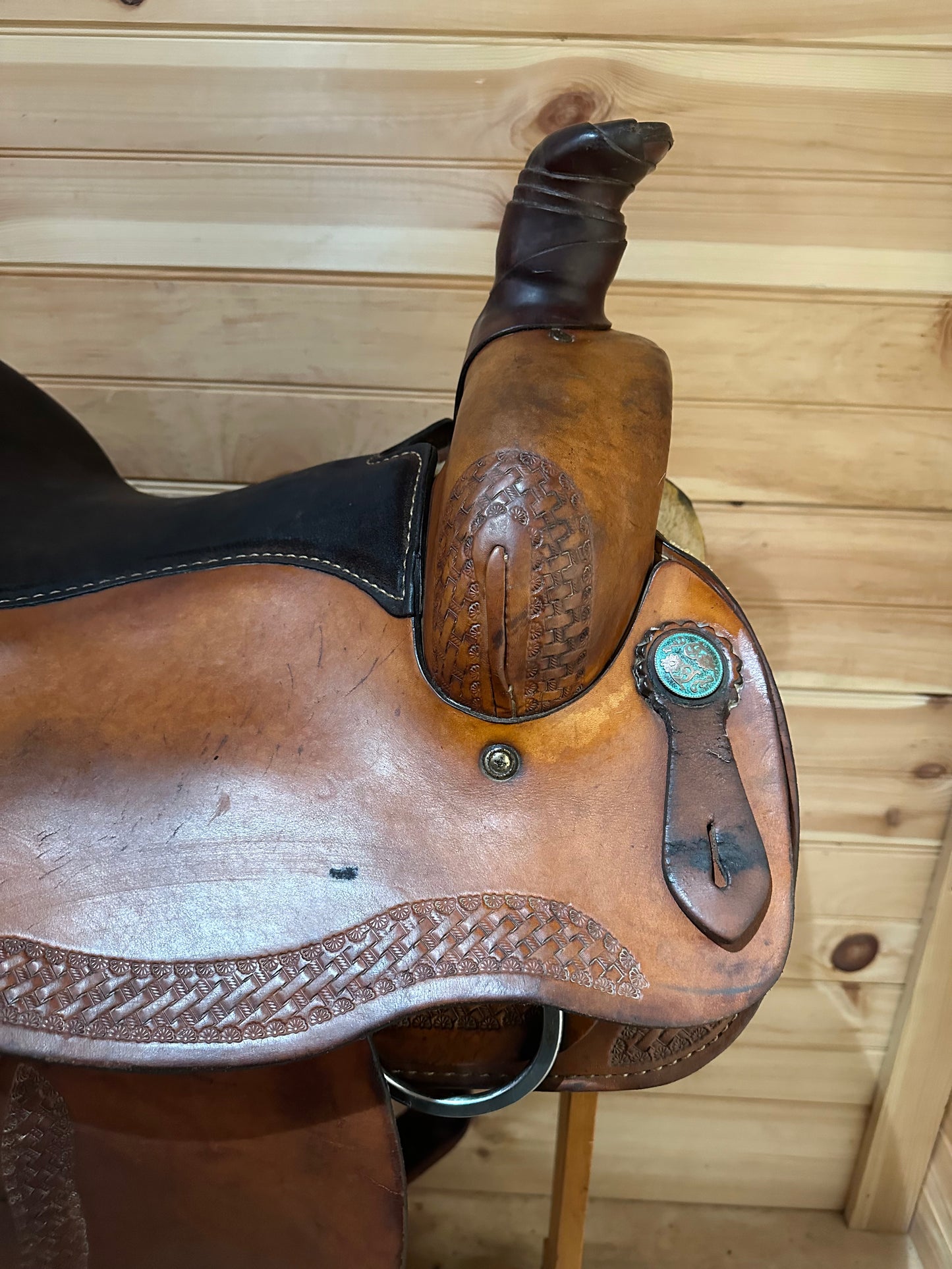 16” Nathan Lamb Roper Western Saddle Model 1601