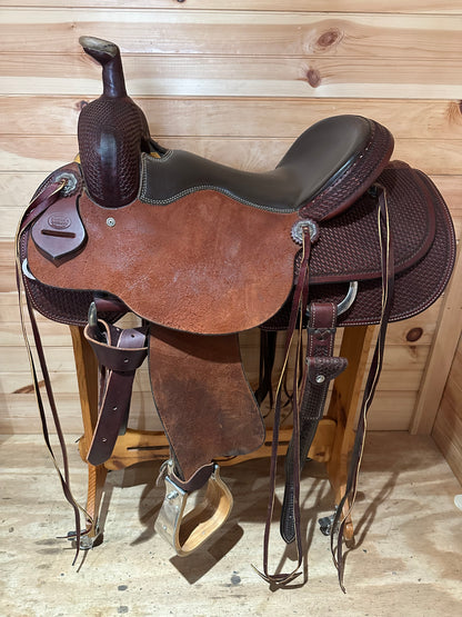 16” Diamond K Saddlery Ranch Roper Western Saddle
