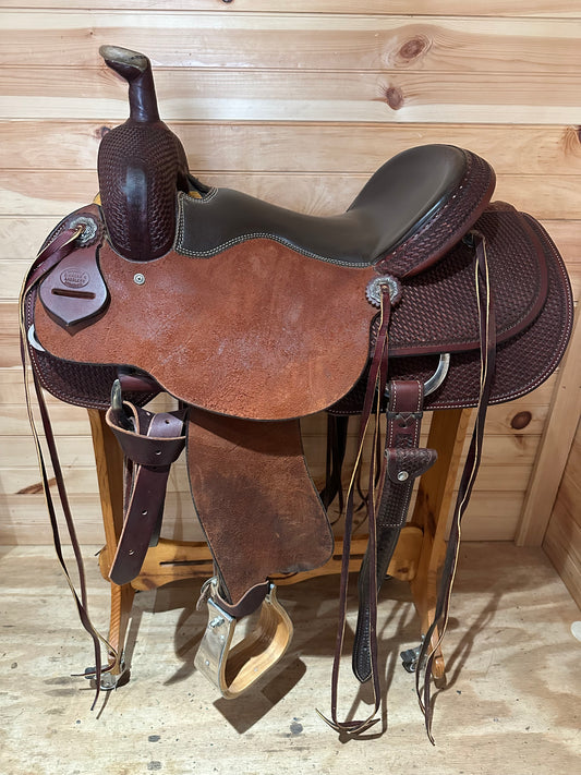 16” Diamond K Saddlery Ranch Roper Western Saddle