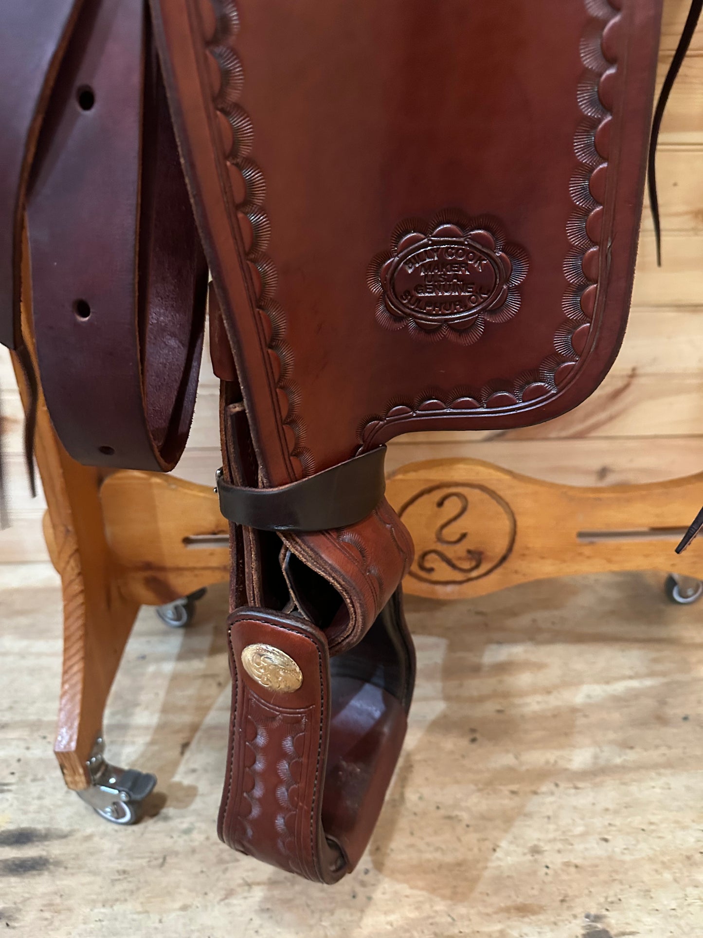 17” Billy Cook CJ Trail Sulphur,OK Western Saddle Model 1537