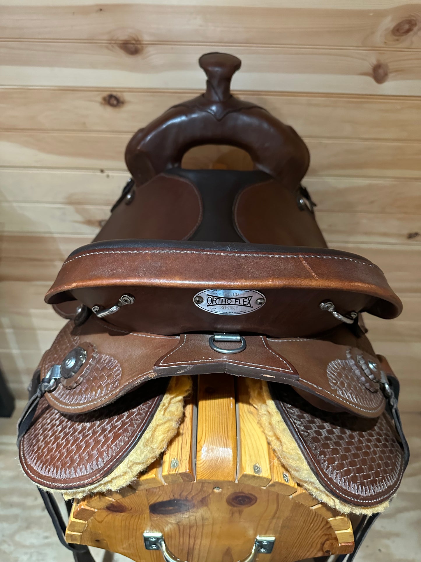 16” Ortho-Flex “The Western Lariat” Western Trail Saddle Model TP-160