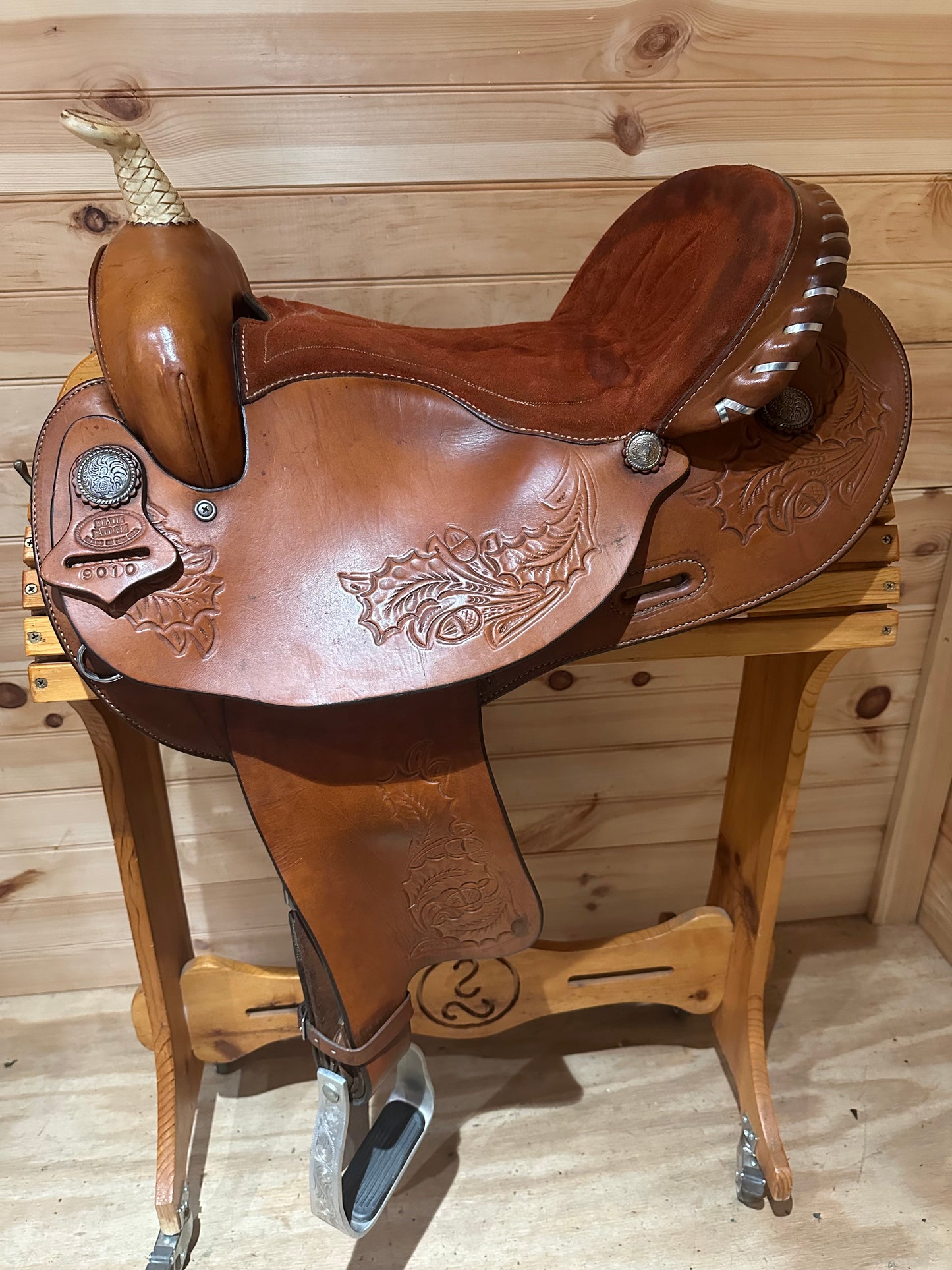 16” Blue Ridge Barrel Racing Western Saddle Model 9010
