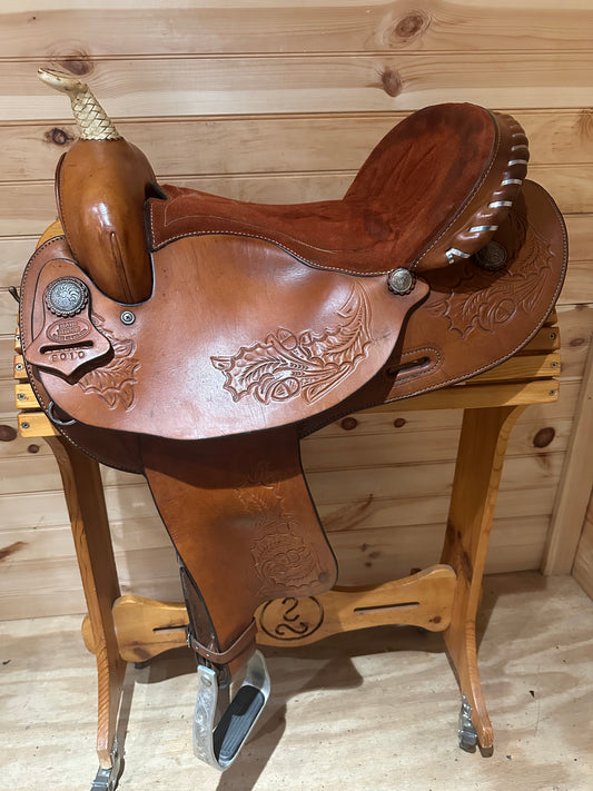 16” Blue Ridge Barrel Racing Western Saddle Model 9010