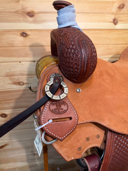 15.5" Paul Taylor Cowboy Ranch Western Saddle