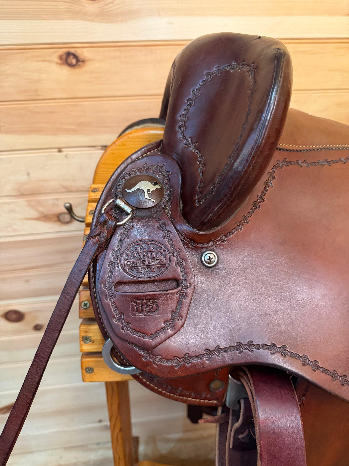 15” Clinton Anderson Aussie Stock Saddle by Martin Saddlery