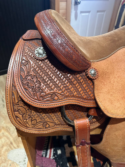 14.5” RopeSmart Pro Roper Western Saddle