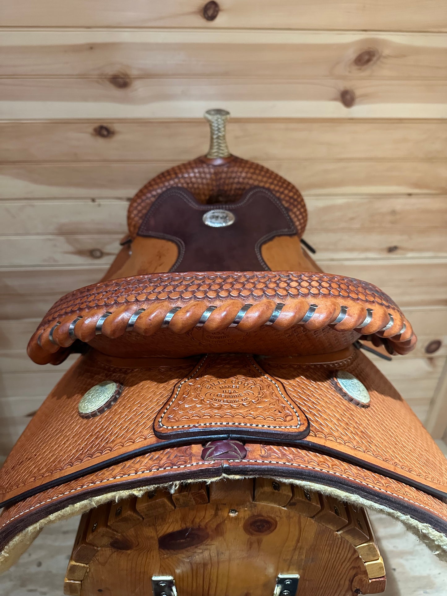 15.5” Billy Cook Maker Reiner Western Saddle Model 1605