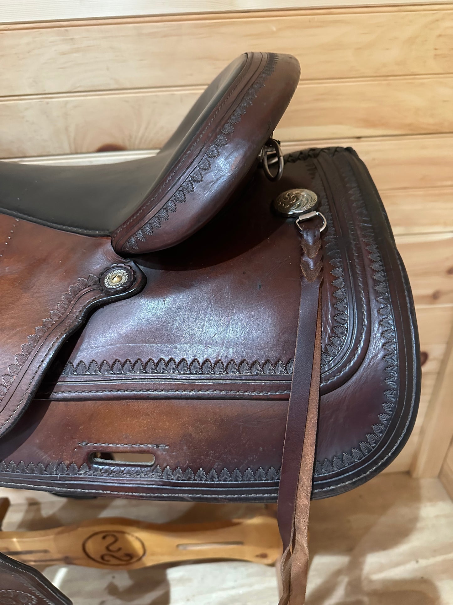 17” Circle Y Topeka Flex-Lite Western Trail Saddle Model 1551