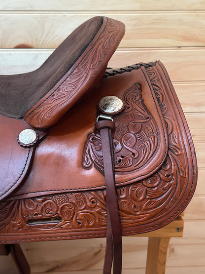 15” Tex Tan Hereford Western Trail Saddle Model 08-4014P5