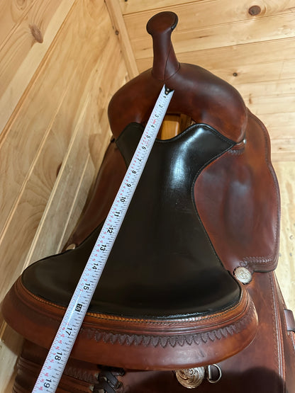 16” Circle Y Topeka Flex-Lite Western Trail Saddle Model 1551