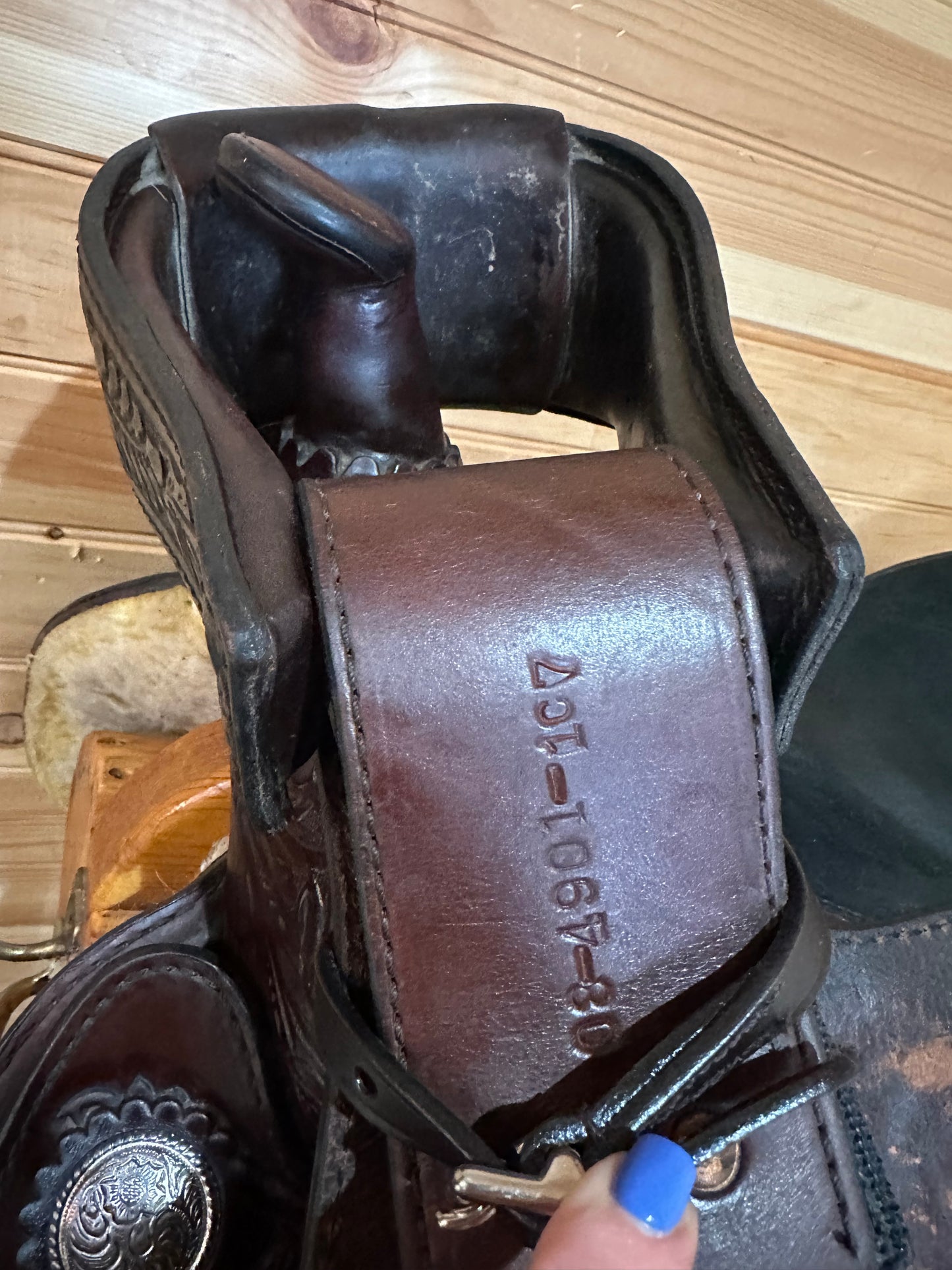 17” Tex Tan Hereford Western Trail Saddle Model 08-4901-1C7