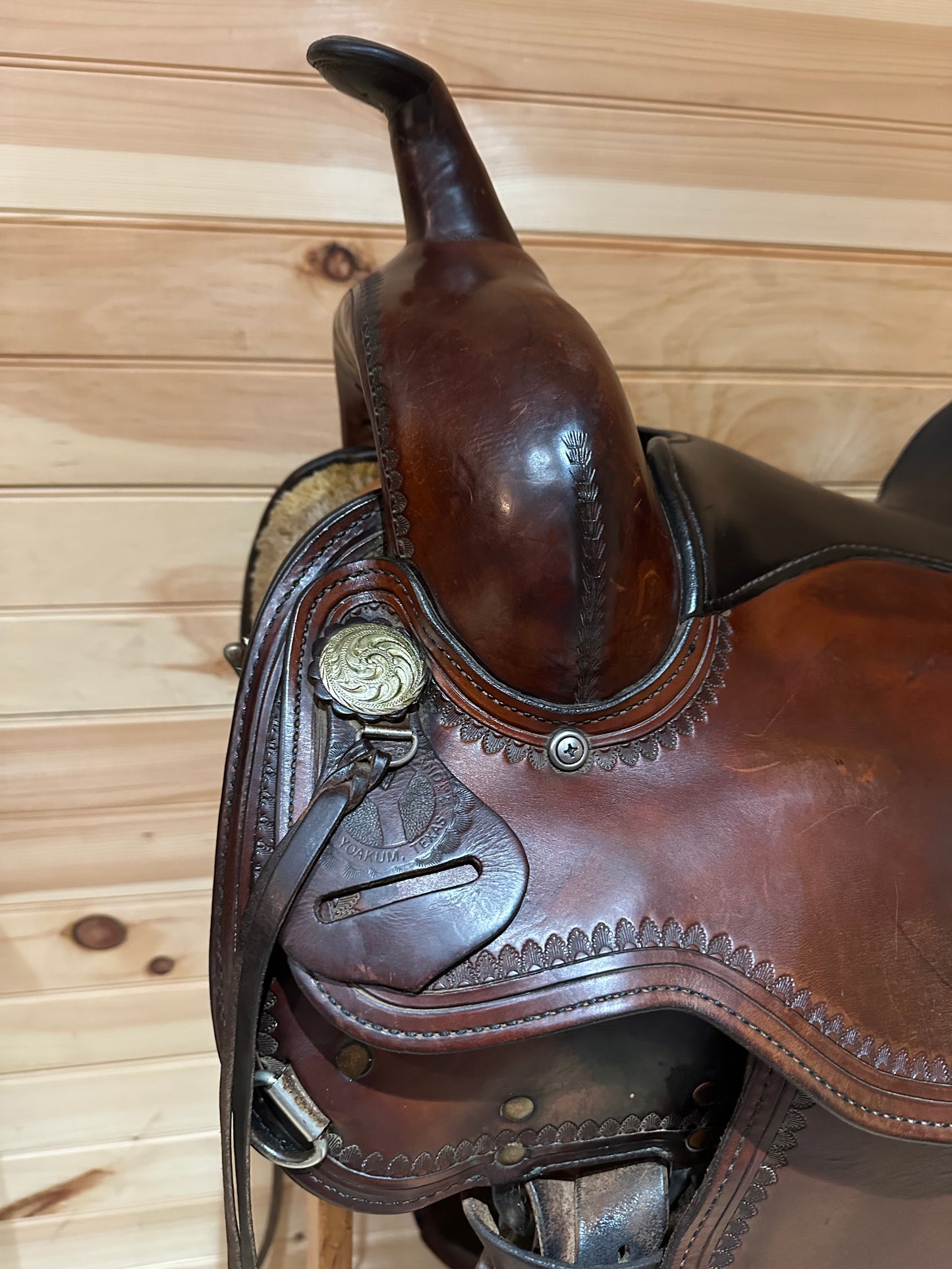 16” Circle Y Topeka Flex-Lite Western Trail Saddle Model 1551