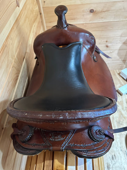 16” Allegany Mountain Trail Saddlery Gaited Western Saddle