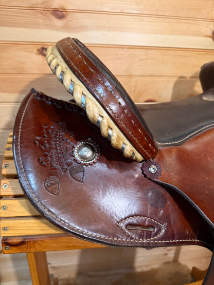 15” Southern RE Bear-Trap Barrel Racing Western Saddle