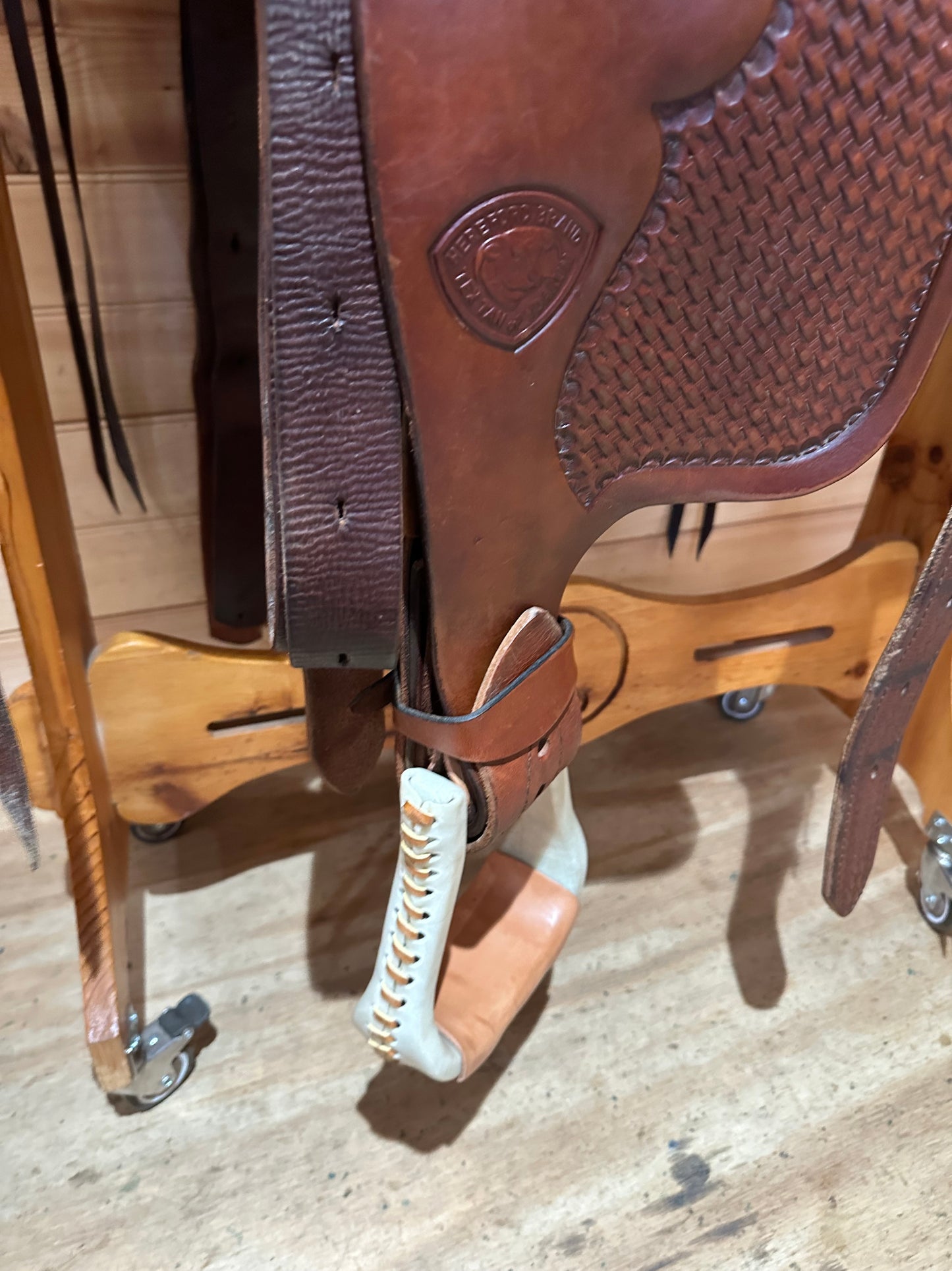 16” Tex Tan Hereford Association Ranch Roper Western Saddle